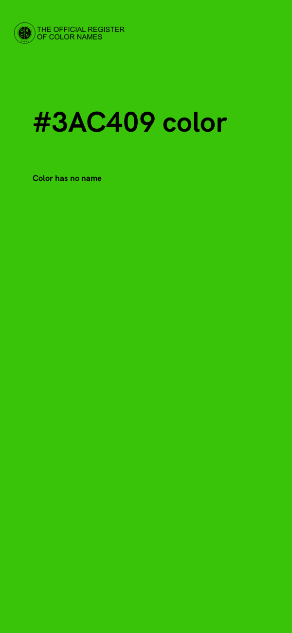 #3AC409 color image