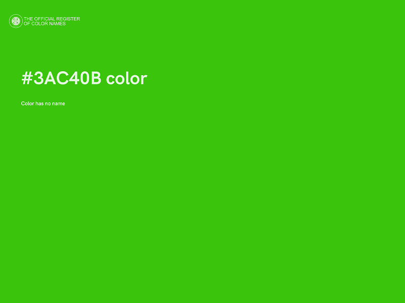#3AC40B color image
