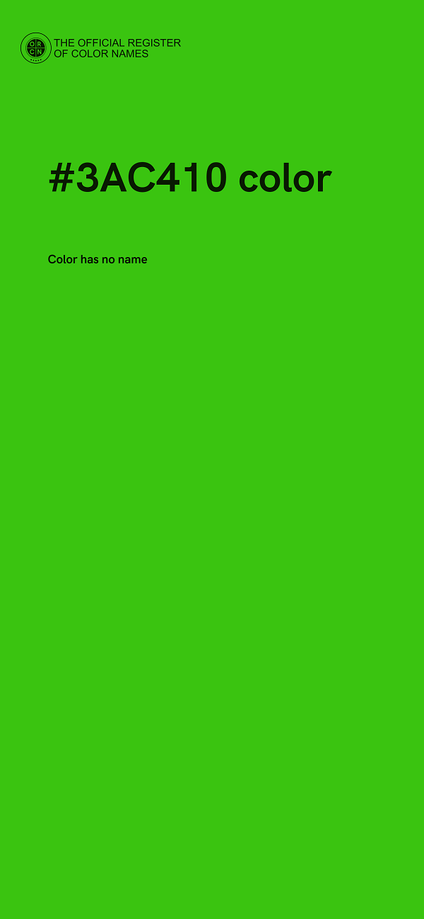 #3AC410 color image