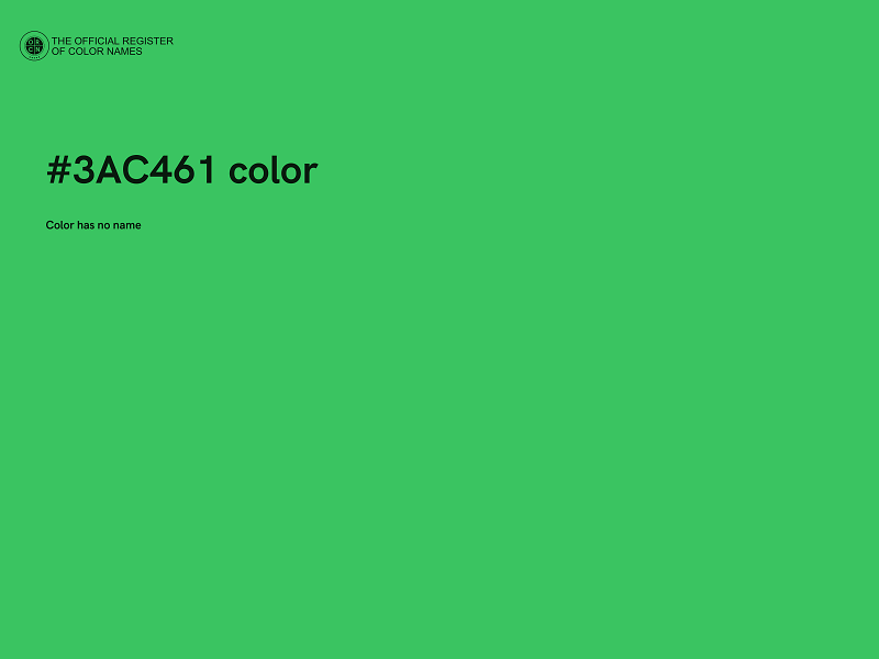 #3AC461 color image