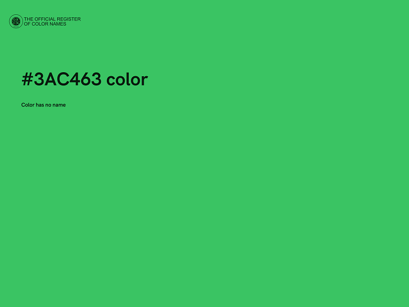 #3AC463 color image