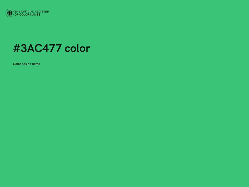 #3AC477 color image