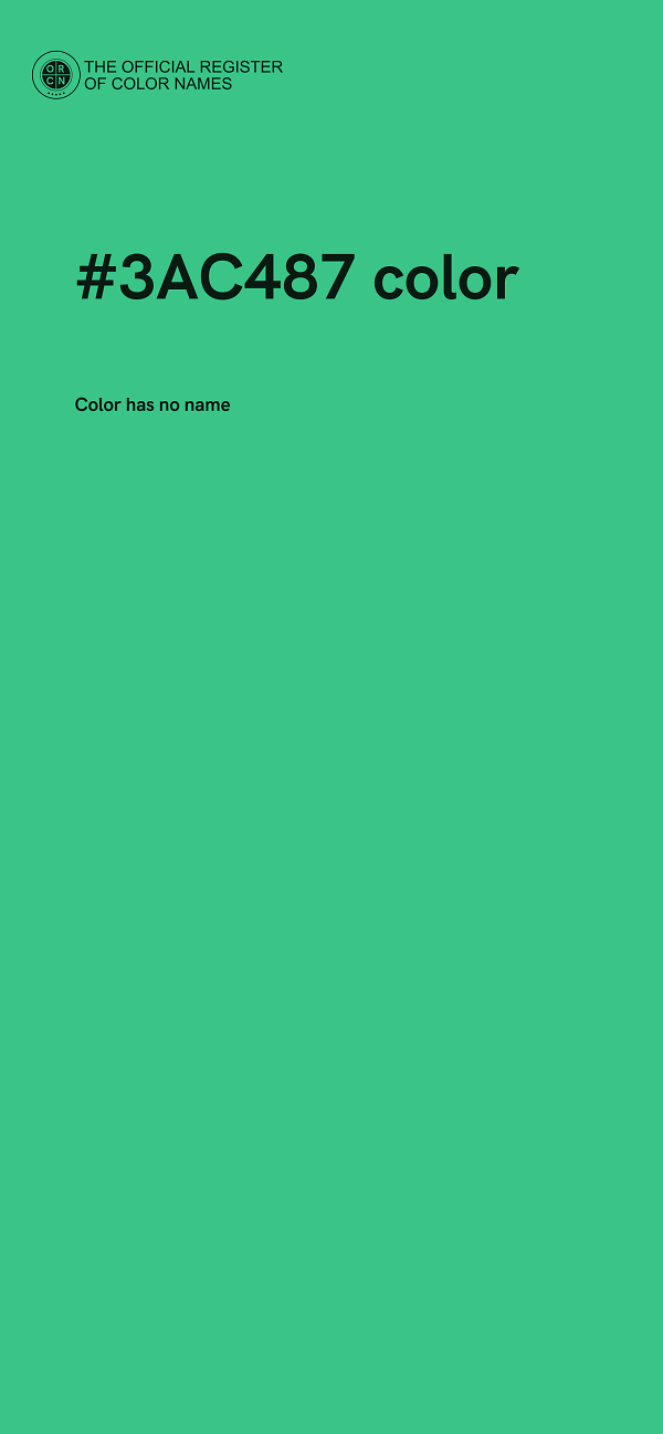 #3AC487 color image