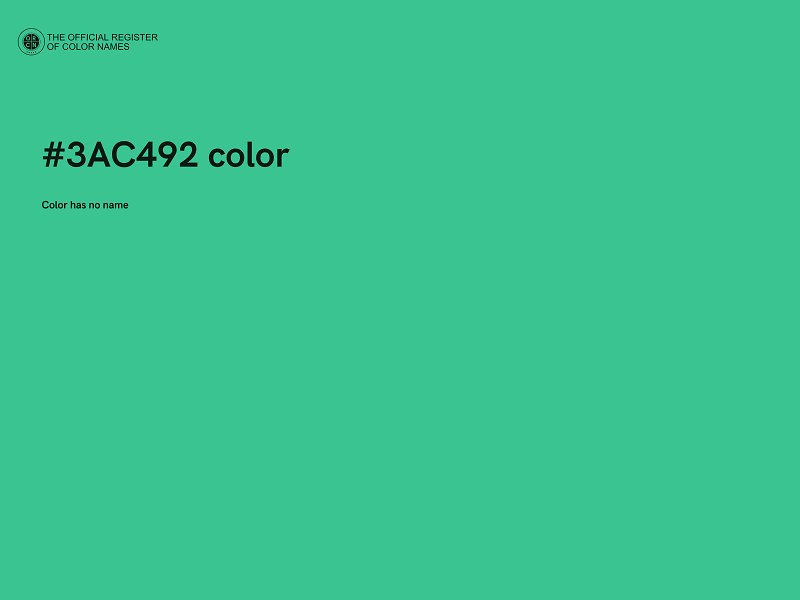 #3AC492 color image