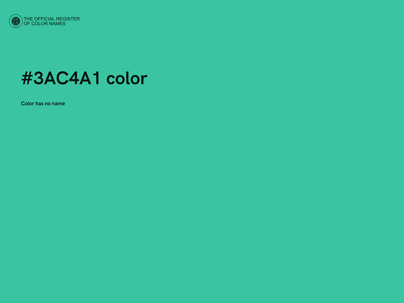 #3AC4A1 color image