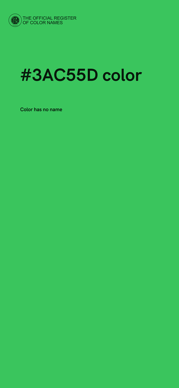 #3AC55D color image