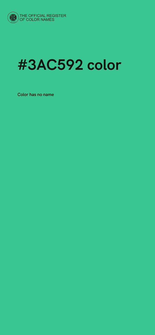 #3AC592 color image