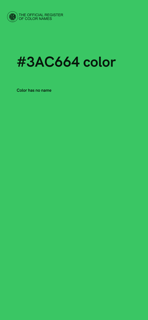 #3AC664 color image