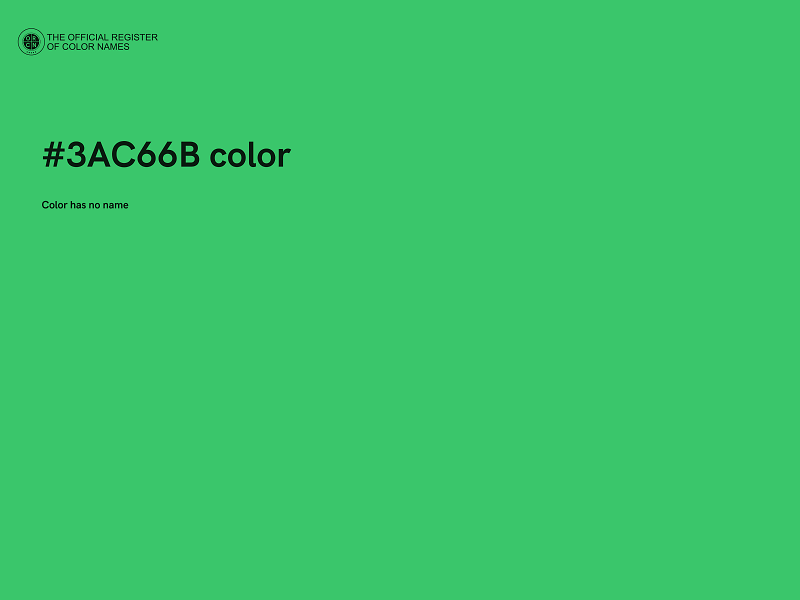 #3AC66B color image