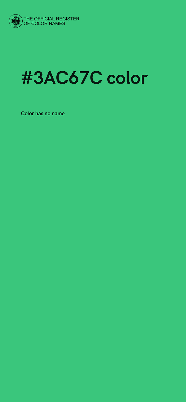 #3AC67C color image
