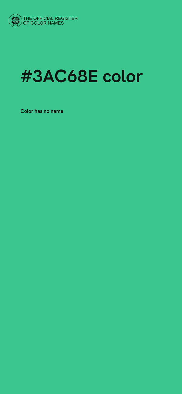 #3AC68E color image