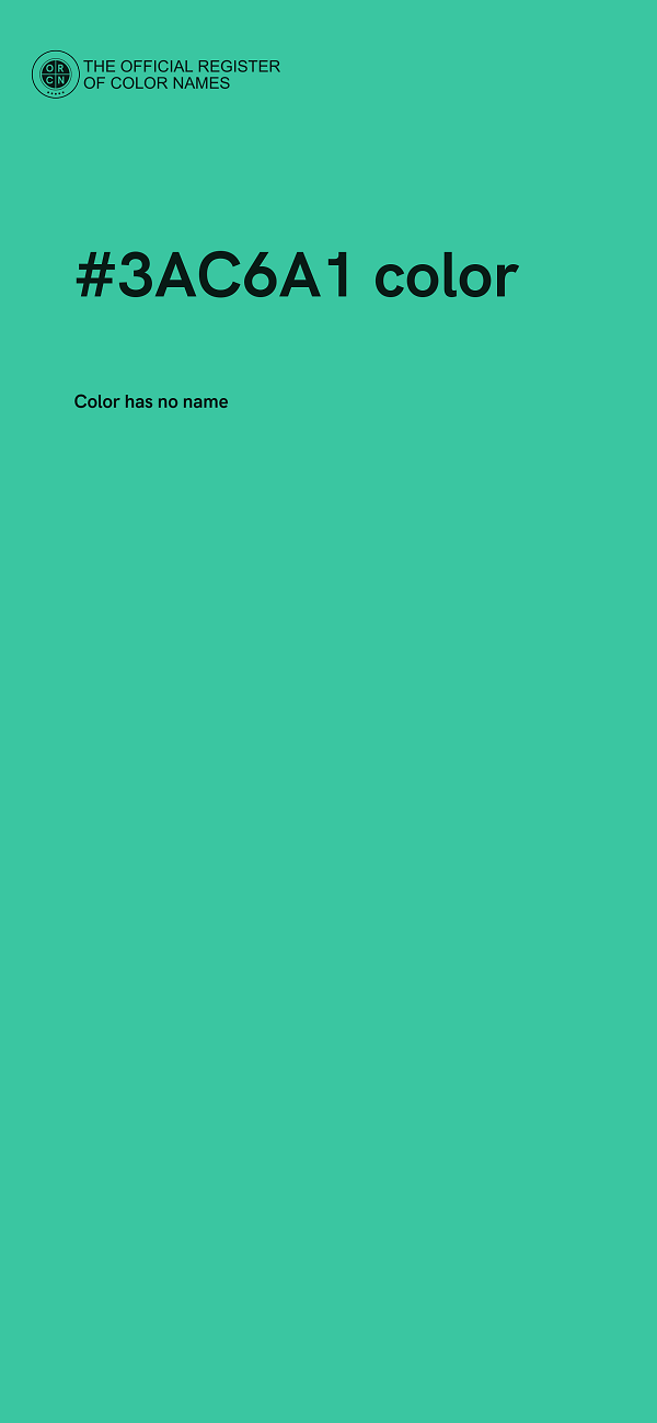 #3AC6A1 color image