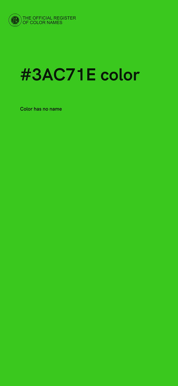 #3AC71E color image