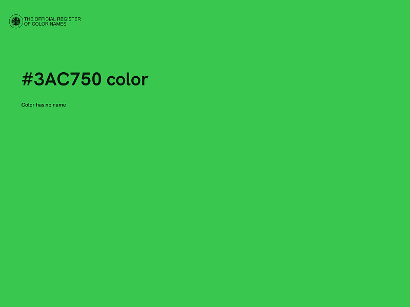 #3AC750 color image