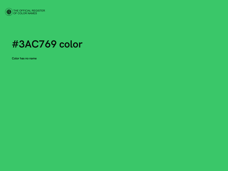 #3AC769 color image