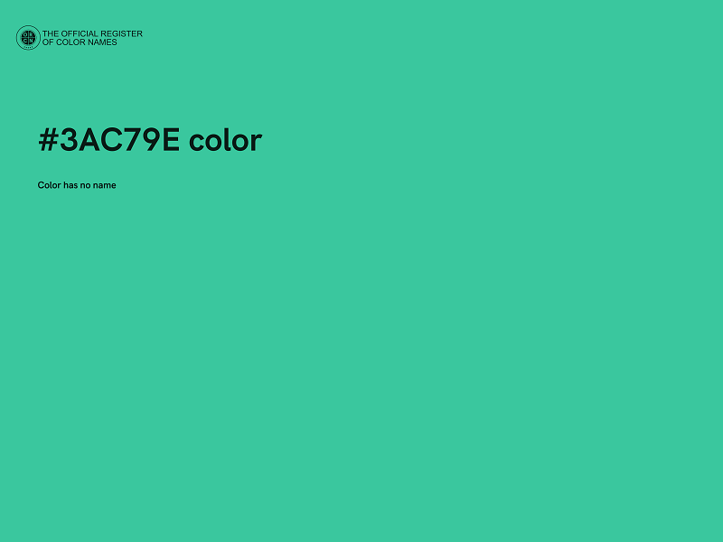 #3AC79E color image