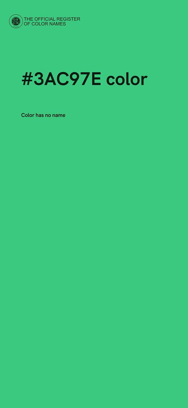 #3AC97E color image