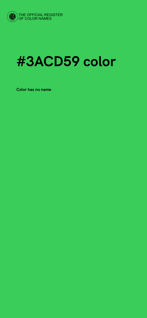 #3ACD59 color image