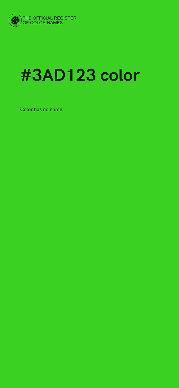 #3AD123 color image