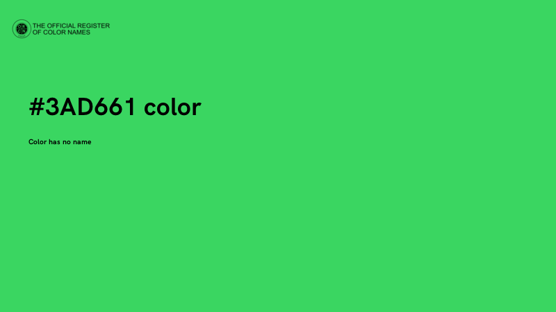#3AD661 color image