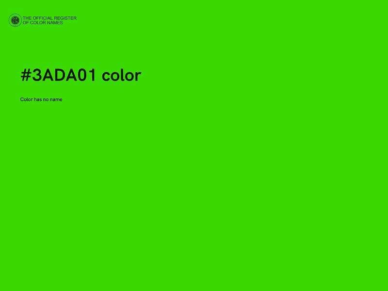 #3ADA01 color image