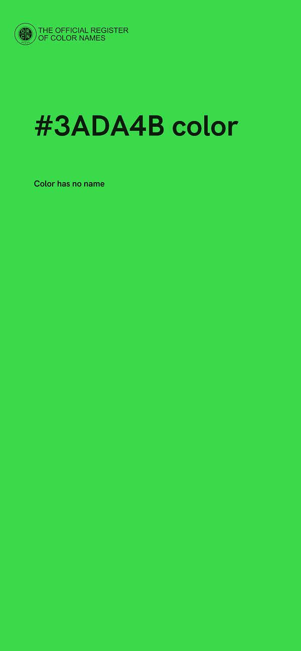 #3ADA4B color image