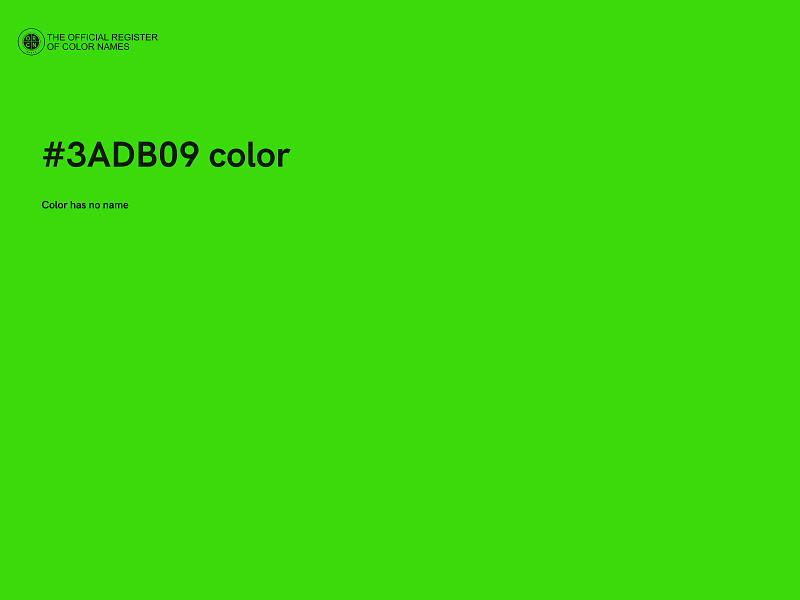 #3ADB09 color image