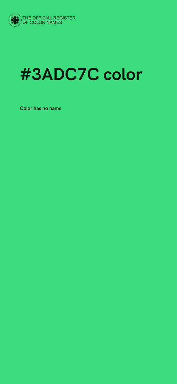 #3ADC7C color image