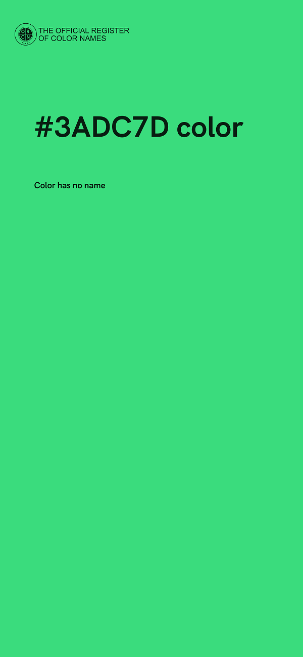 #3ADC7D color image