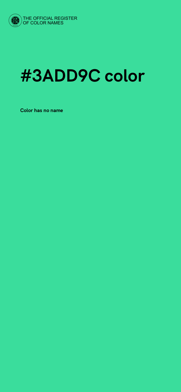#3ADD9C color image