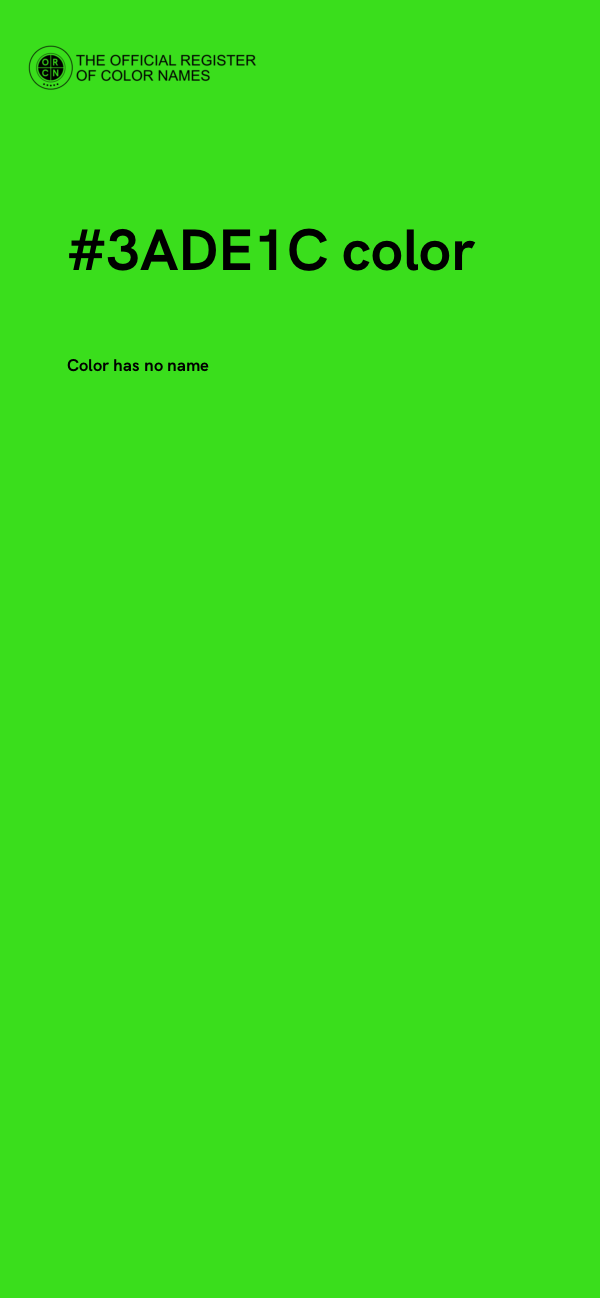 #3ADE1C color image