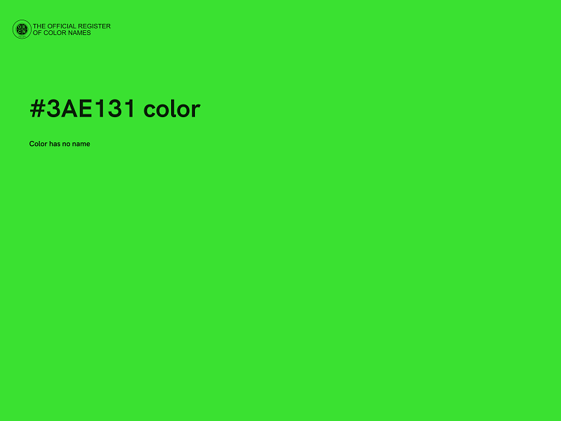 #3AE131 color image