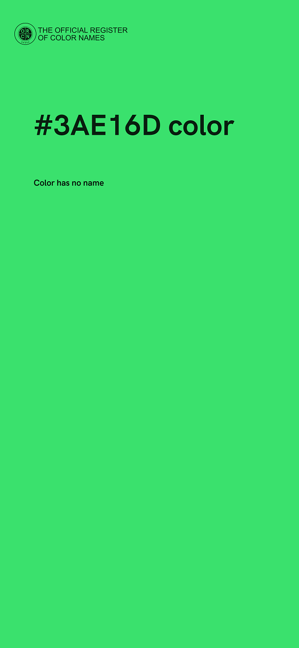 #3AE16D color image