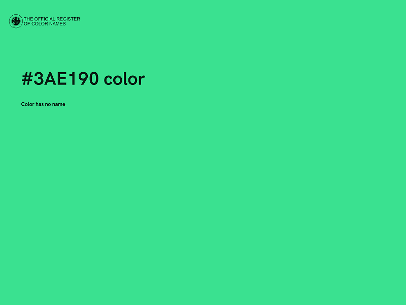 #3AE190 color image