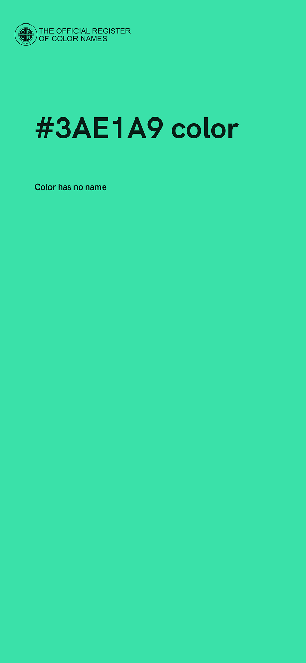 #3AE1A9 color image