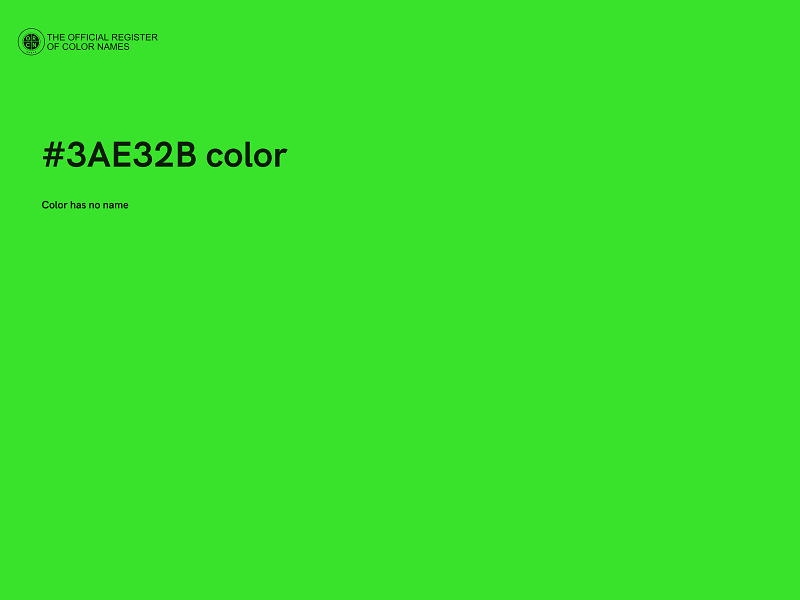 #3AE32B color image