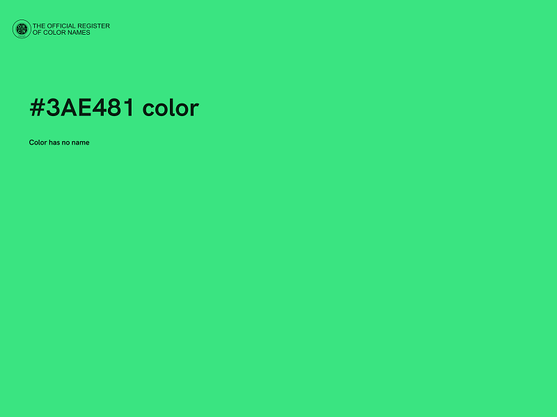 #3AE481 color image