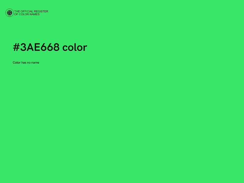 #3AE668 color image