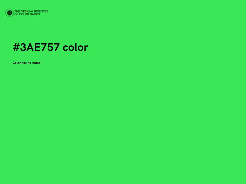 #3AE757 color image