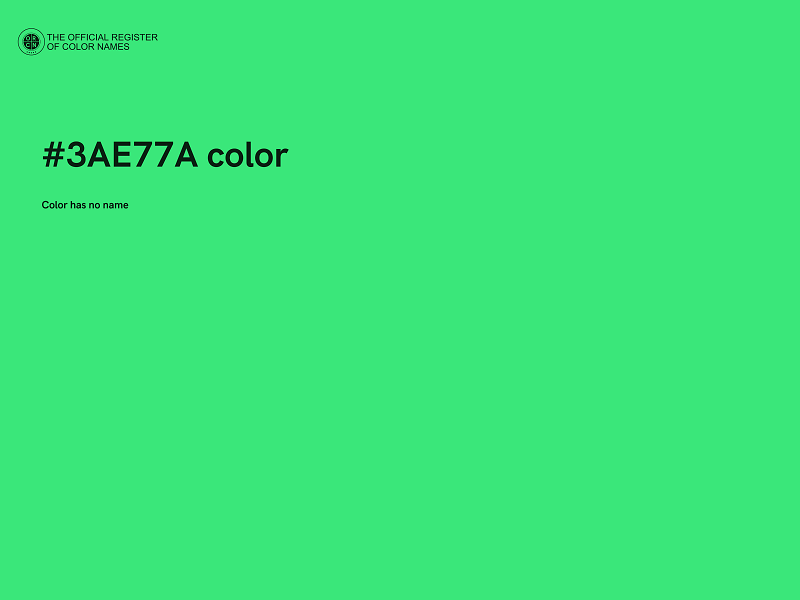 #3AE77A color image