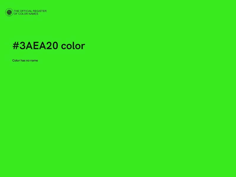 #3AEA20 color image