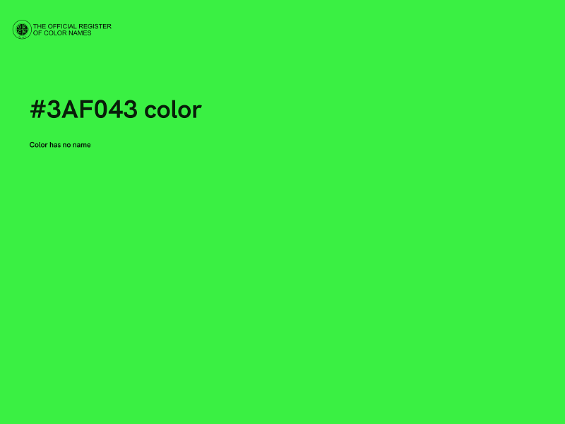 #3AF043 color image