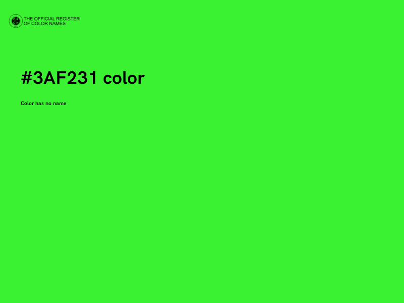 #3AF231 color image