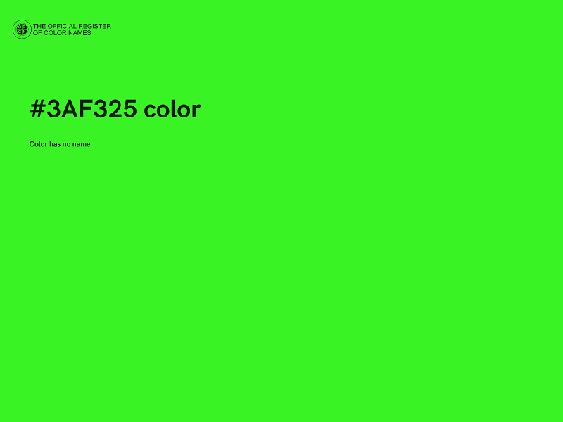 #3AF325 color image