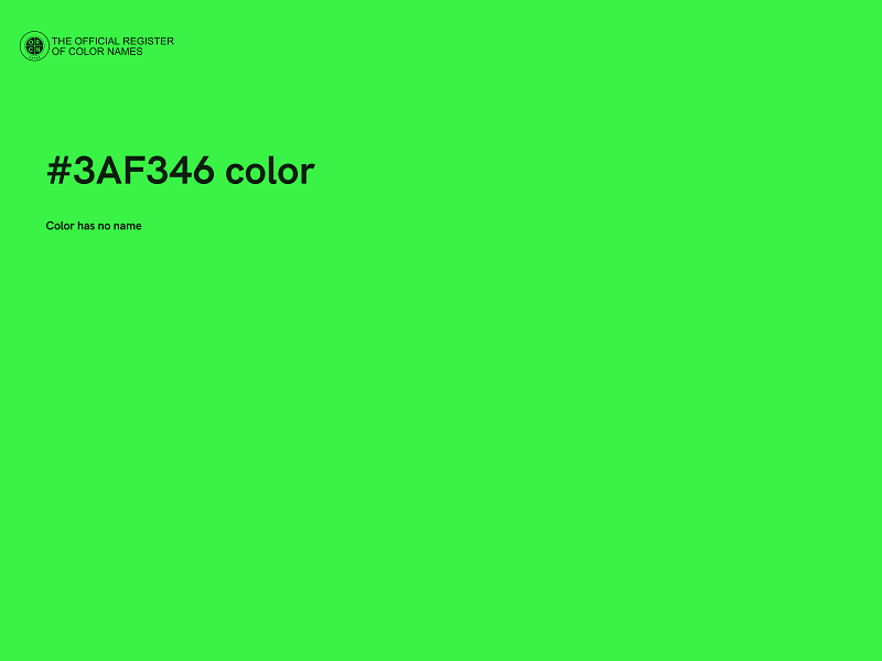 #3AF346 color image