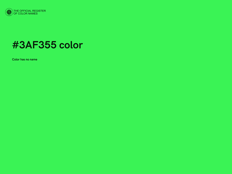 #3AF355 color image