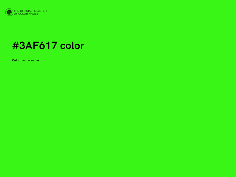 #3AF617 color image