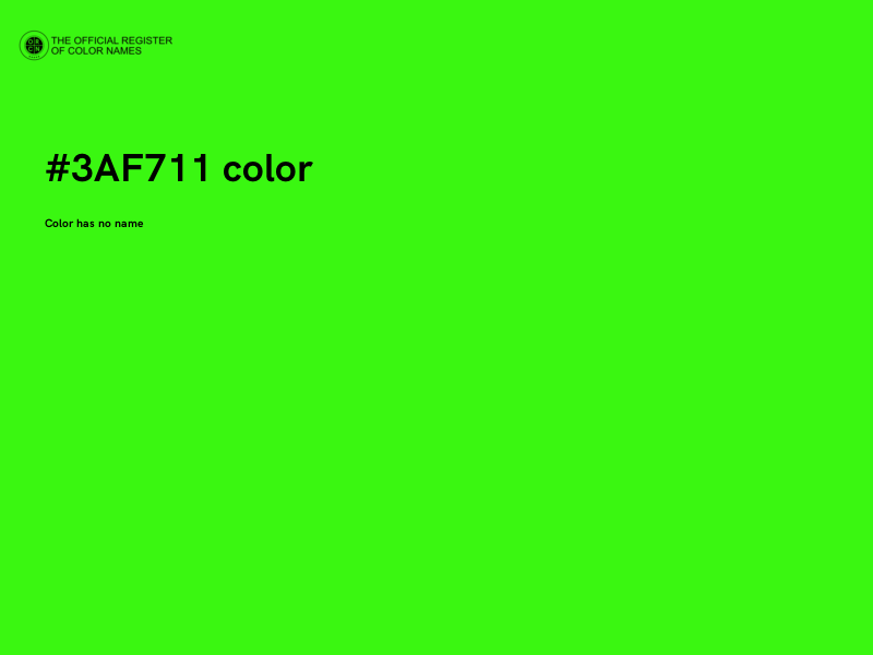 #3AF711 color image