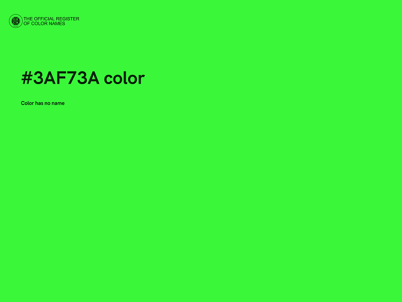 #3AF73A color image