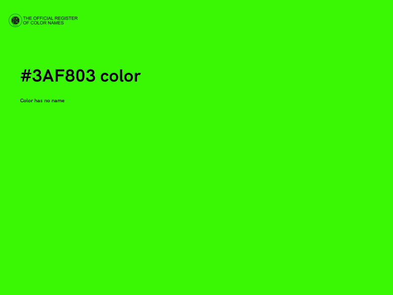 #3AF803 color image